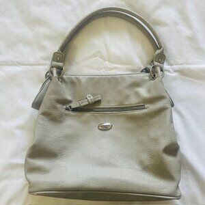 Reflections Purse Handbag Ladies Gray Silver Medium Practical Stylish read
